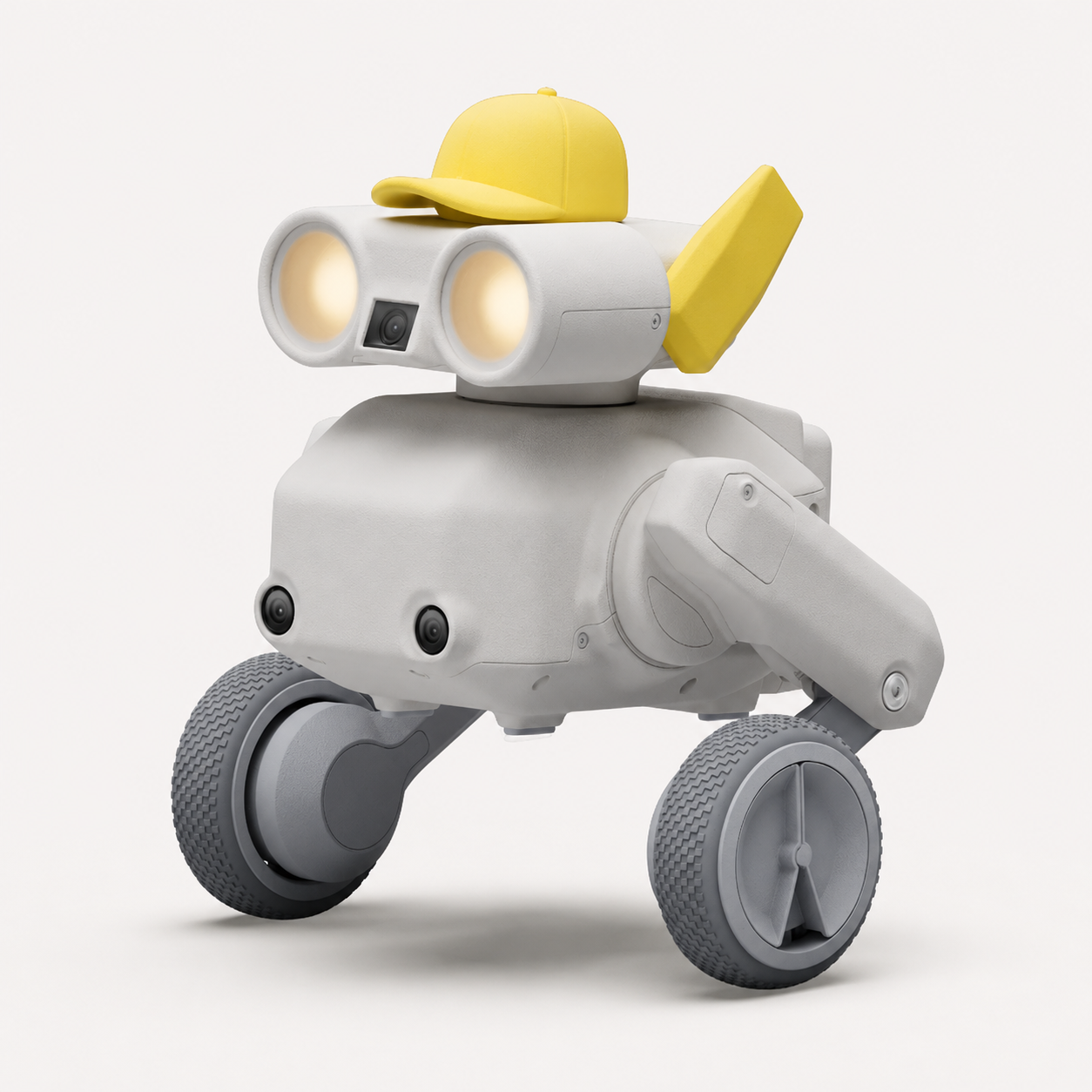 4K All-Terrain AI Tracking Camera Robot with HDR, Multi-Mode Subject Tracking, Live Preview, Self-Righting Design & Obstacle Navigation for Pets, Sports and Outdoor Filming