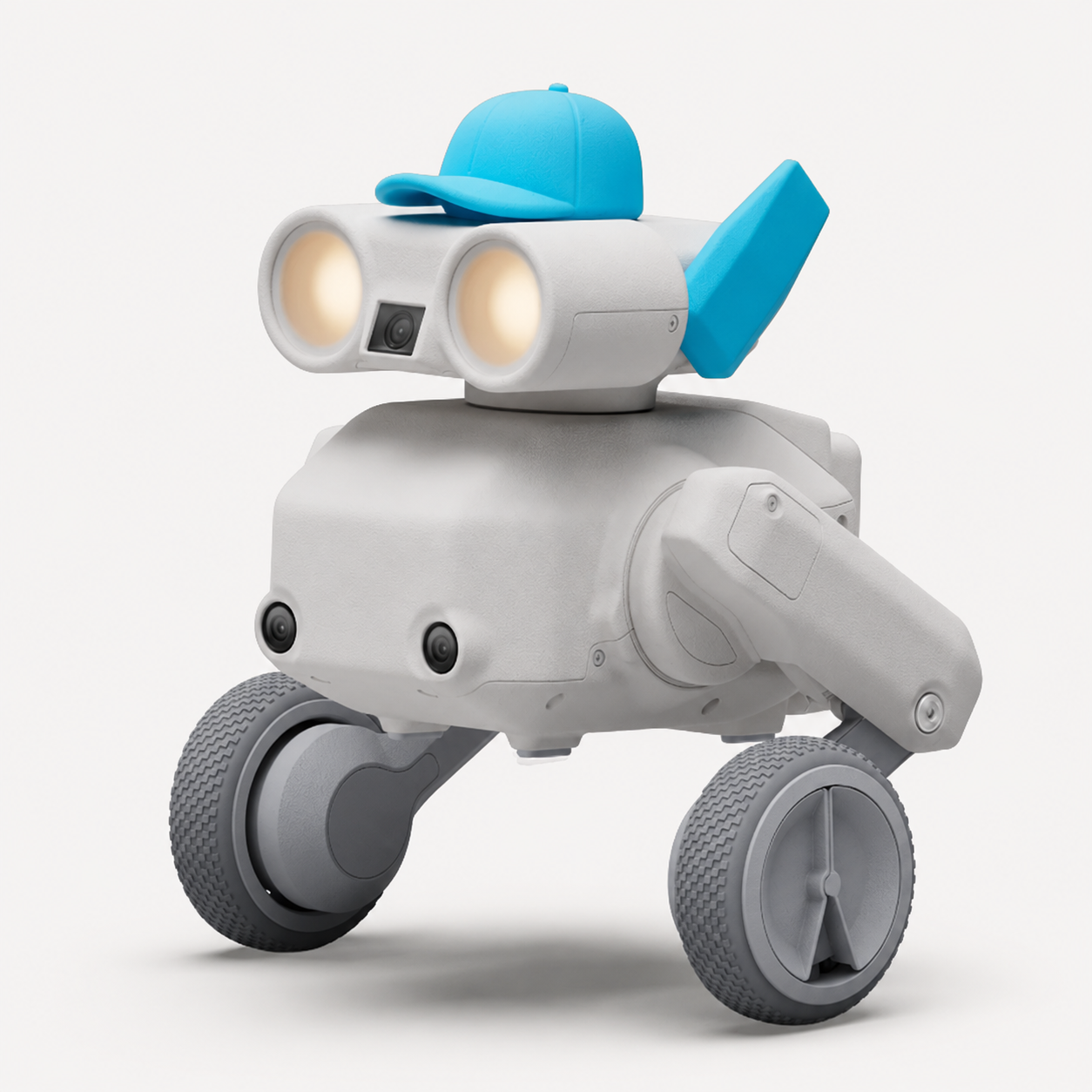 4K All-Terrain AI Tracking Camera Robot with HDR, Multi-Mode Subject Tracking, Live Preview, Self-Righting Design & Obstacle Navigation for Pets, Sports and Outdoor Filming