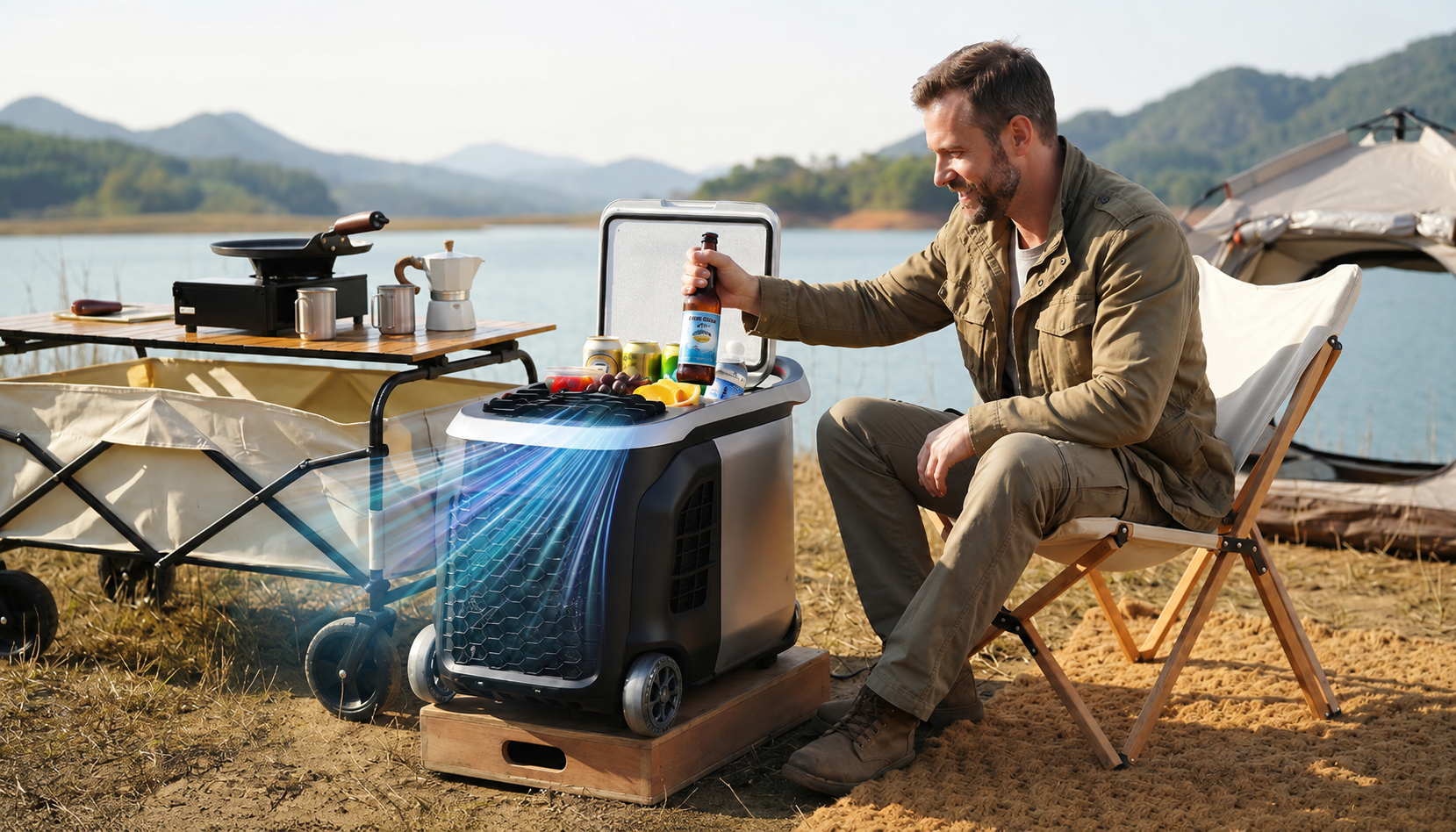Portable air conditioner and freezer overview 4