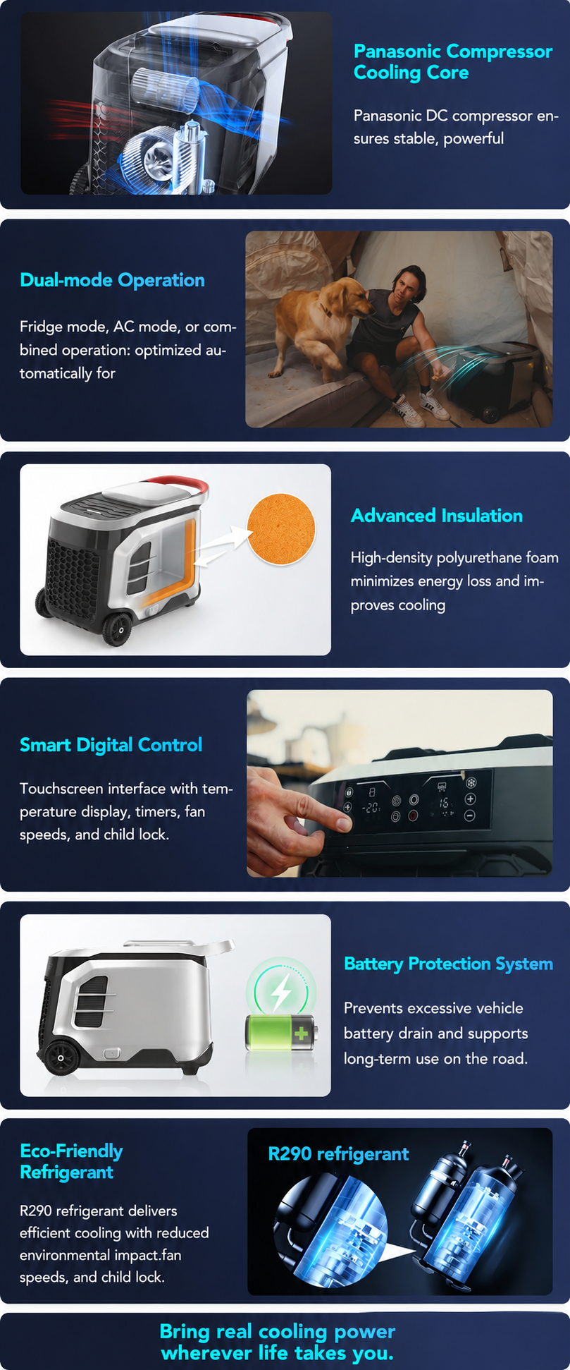 Portable cooling system engineering detail 1