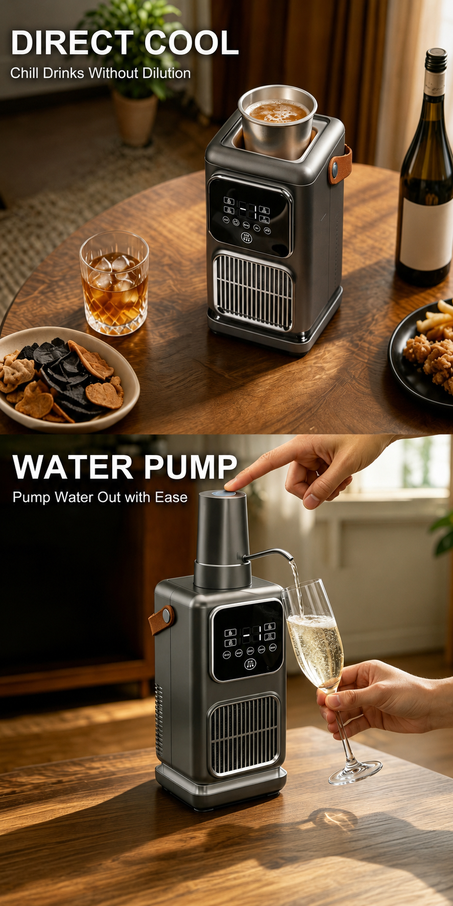 Portable ice maker and beverage station feature image