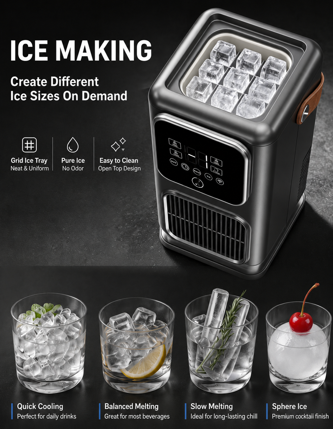 Portable ice maker and beverage station feature image