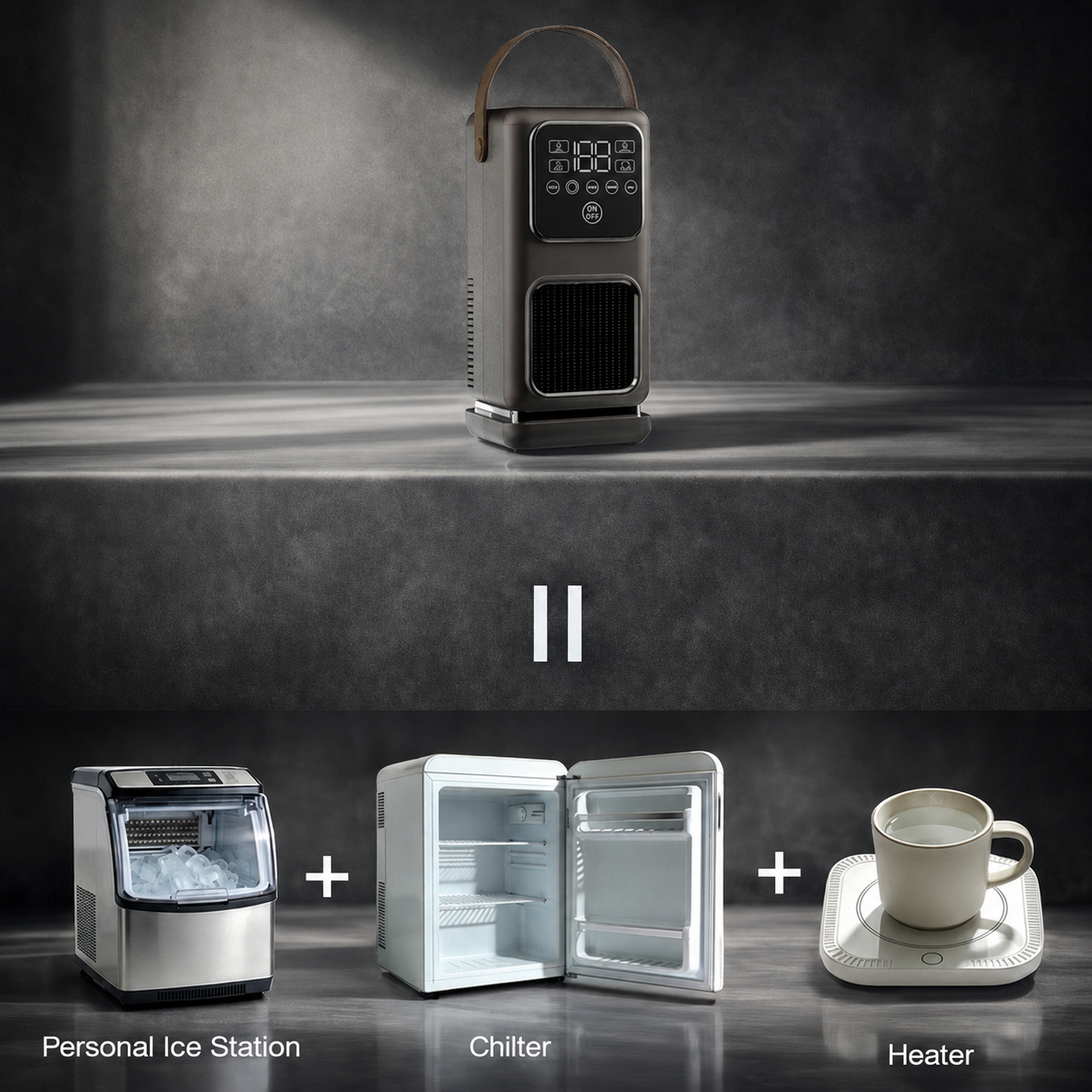 Portable ice maker and beverage station feature image