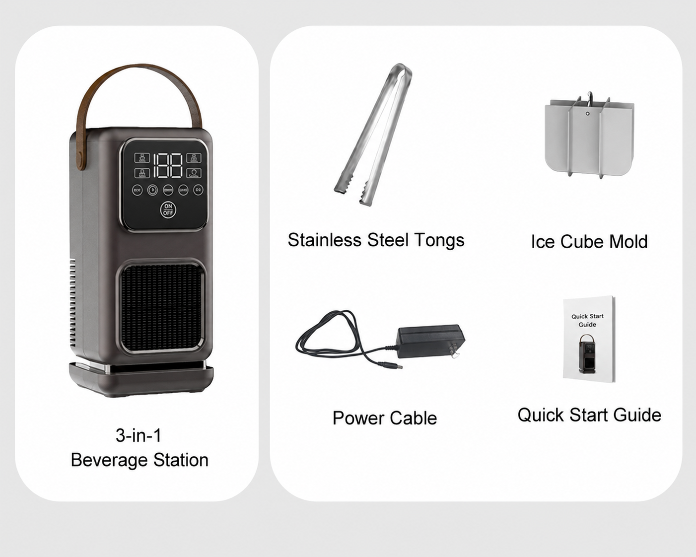 Portable ice maker and beverage station feature image