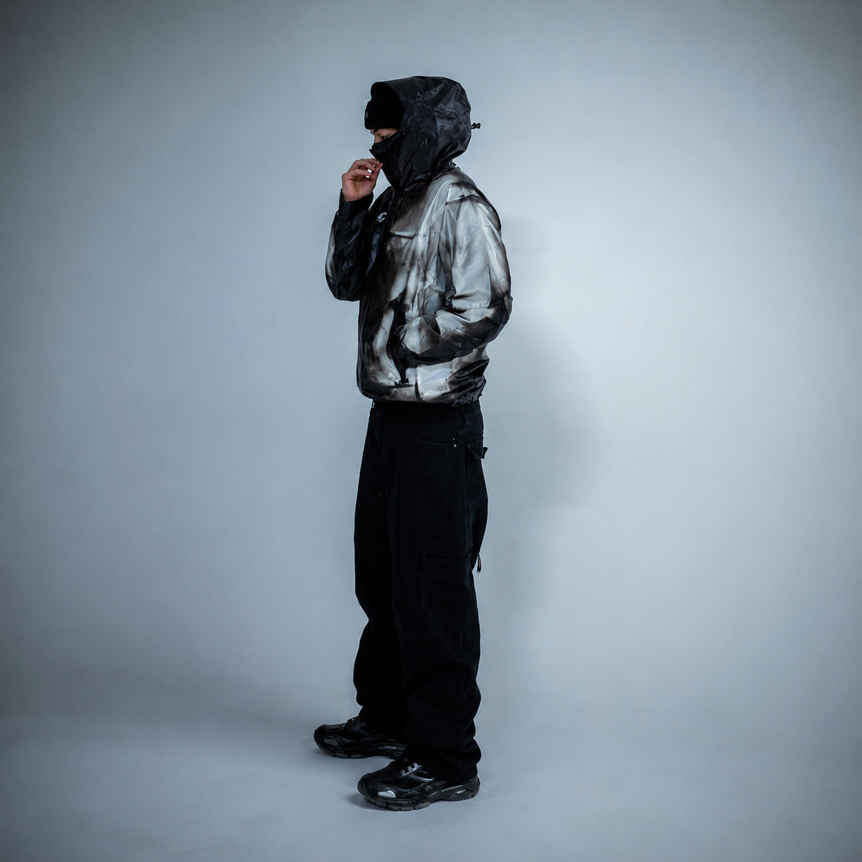 Color-Reactive Rain Jacket