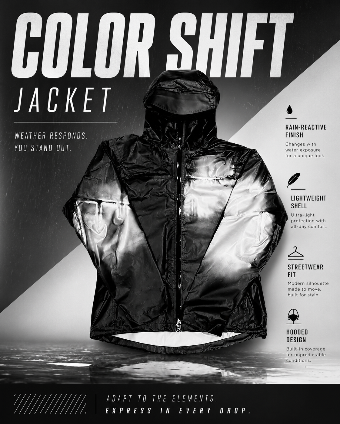 Color Shift Jacket Poster