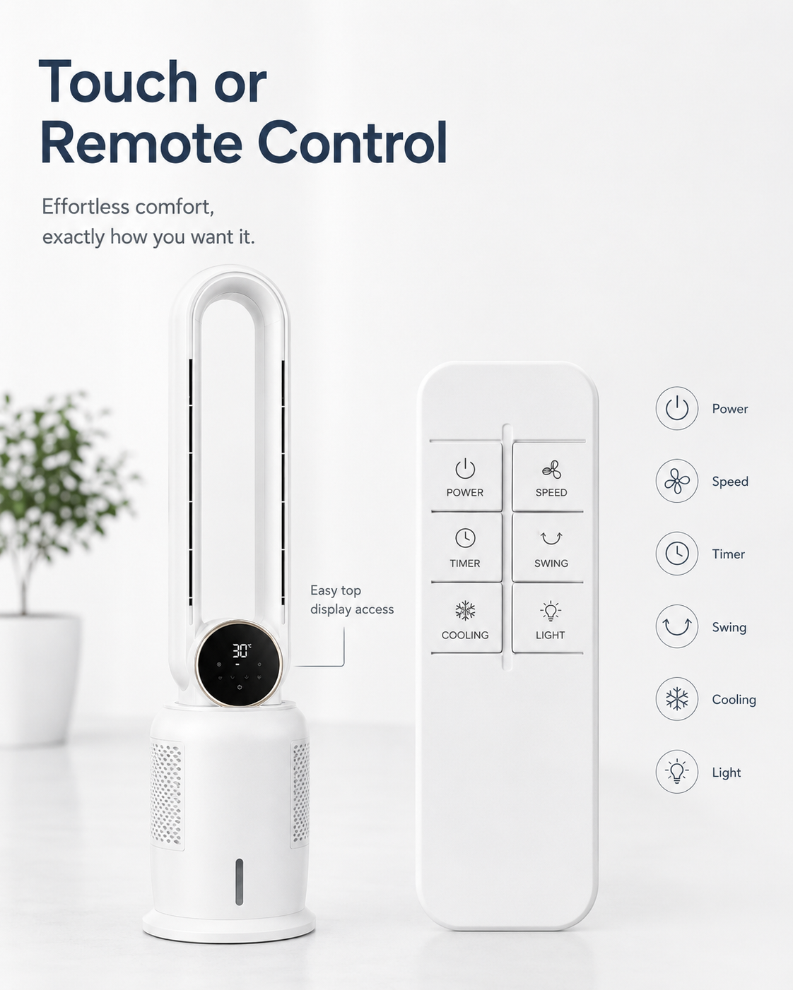 Touch and remote control