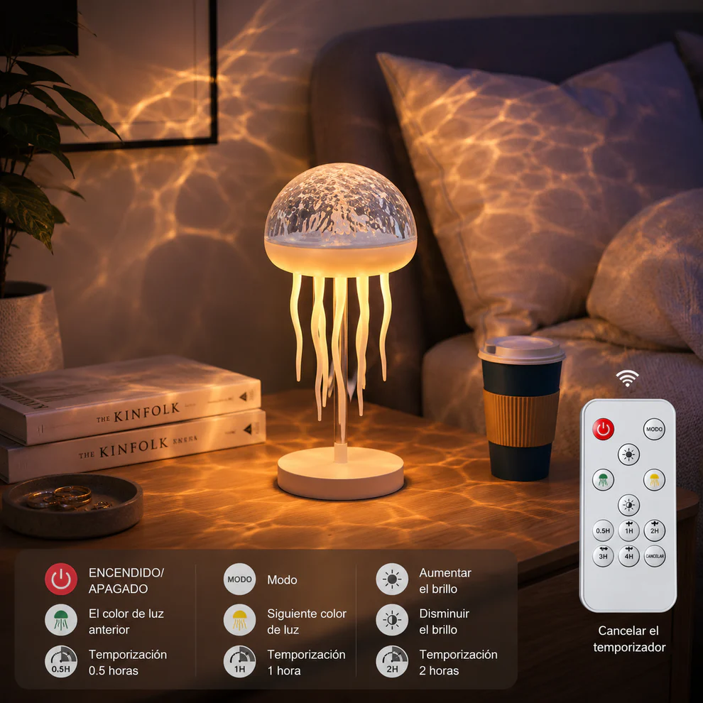 Jellyfish Galaxy Projector Lamp