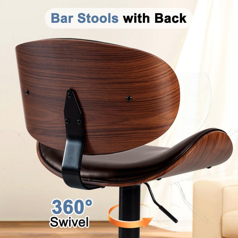 Bar Stools Set of 2 for Kitchen Counter