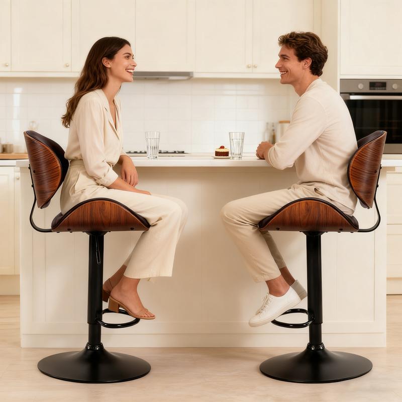 Bar Stools Set of 2 for Kitchen Counter