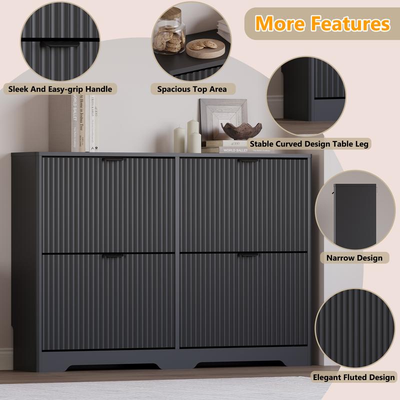 Shoe Cabinet Storage for Entryway
