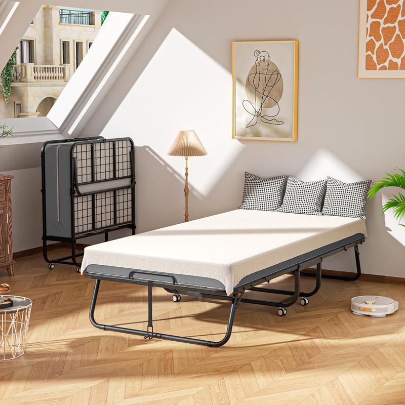 Folding Bed with Mattress