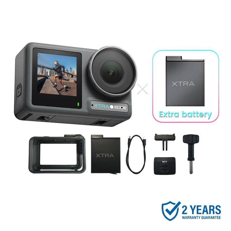 Action Camera, 1/1.3" Sensor & 4K Cinematic Video