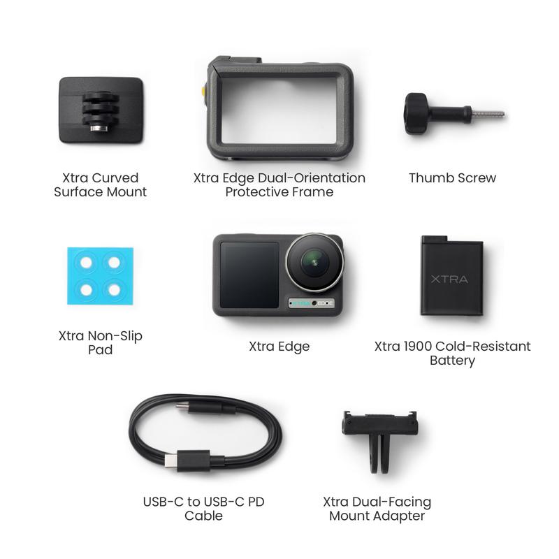 Action Camera, 1/1.3" Sensor & 4K Cinematic Video