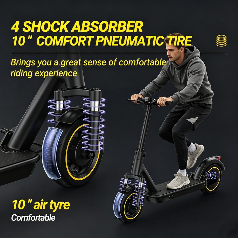 Multifunctional Adult Electric Scooter - 500W/350W Powerful Motor