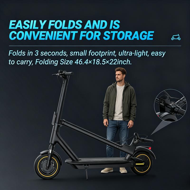 Multifunctional Adult Electric Scooter - 500W/350W Powerful Motor