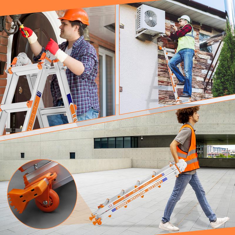 Extendable Telescopic Multi-Position Ladder