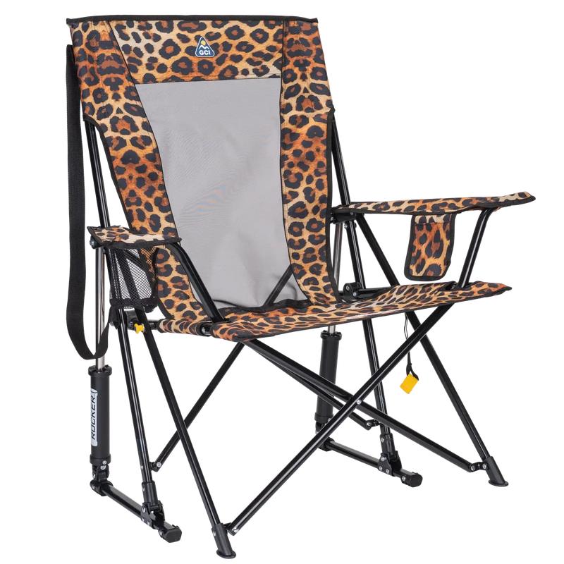 Leopard Lounge Folding Outdoor Chair