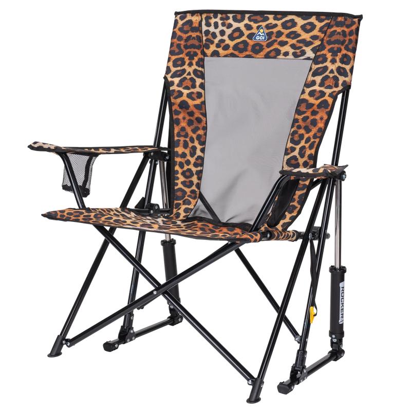 Leopard Lounge Folding Outdoor Chair