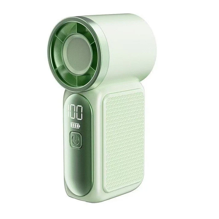 ❄️ Turbo Handheld Fan – 16900 RPM, 6 speeds, LED display