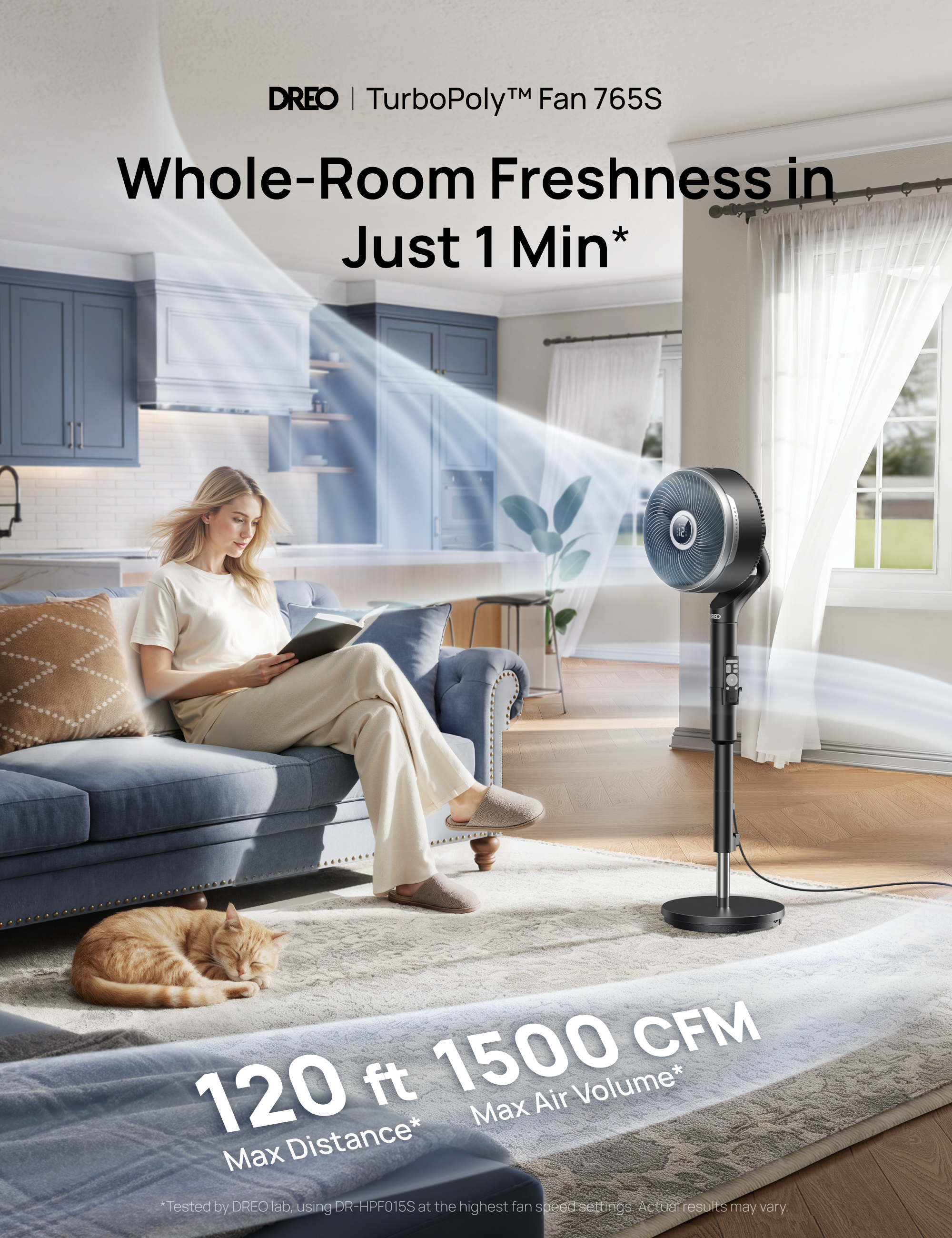 VortexFlow X3 Smart Air Circulator Fan – 2-in-1 Tabletop & Pedestal Design with 3D Oscillation, 12 Speeds & Ultra-Quiet Operation