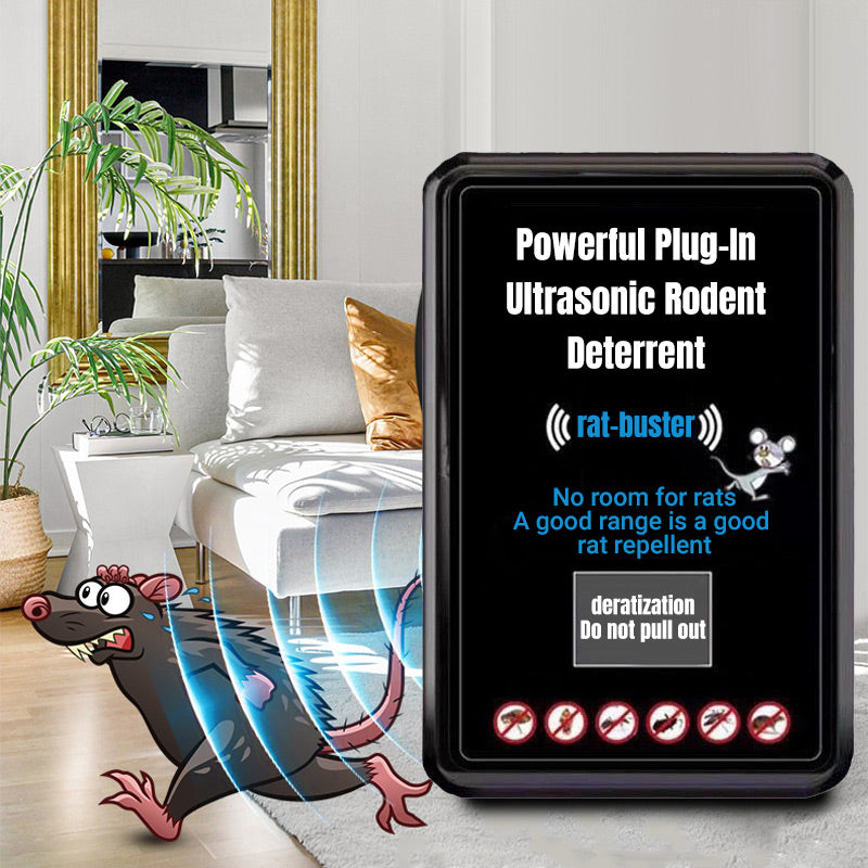 Ultrasonic rodent deterrent technology display