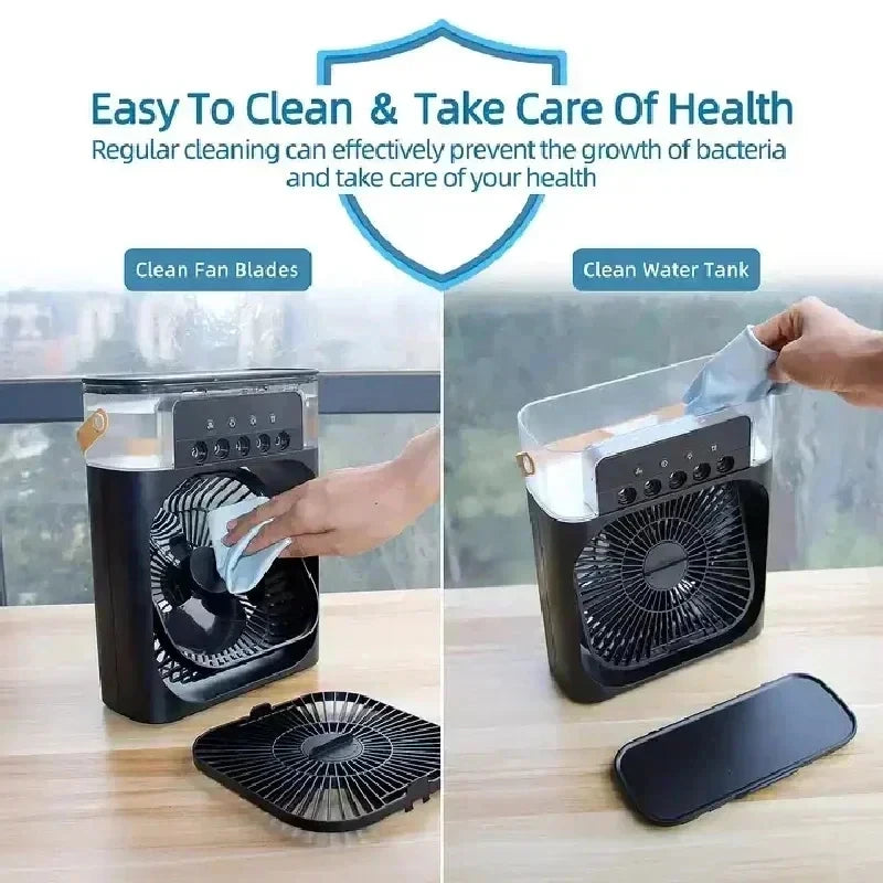 Easy to clean portable cooling fan