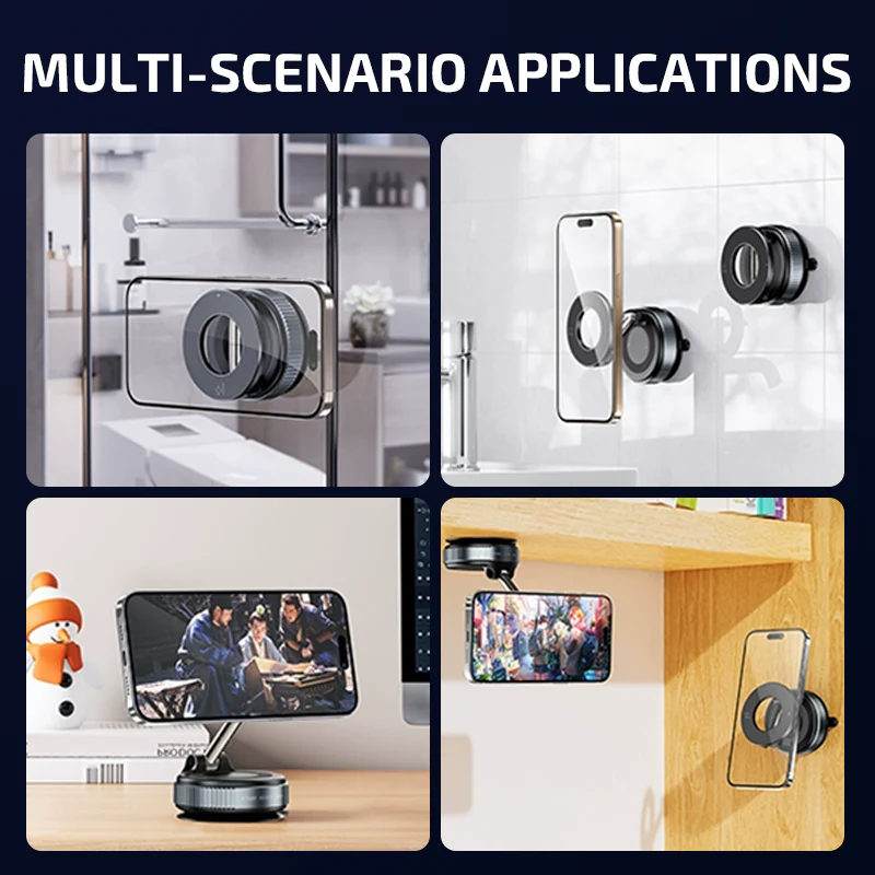 Vacuum Magnetic Suction Car Phone Holder