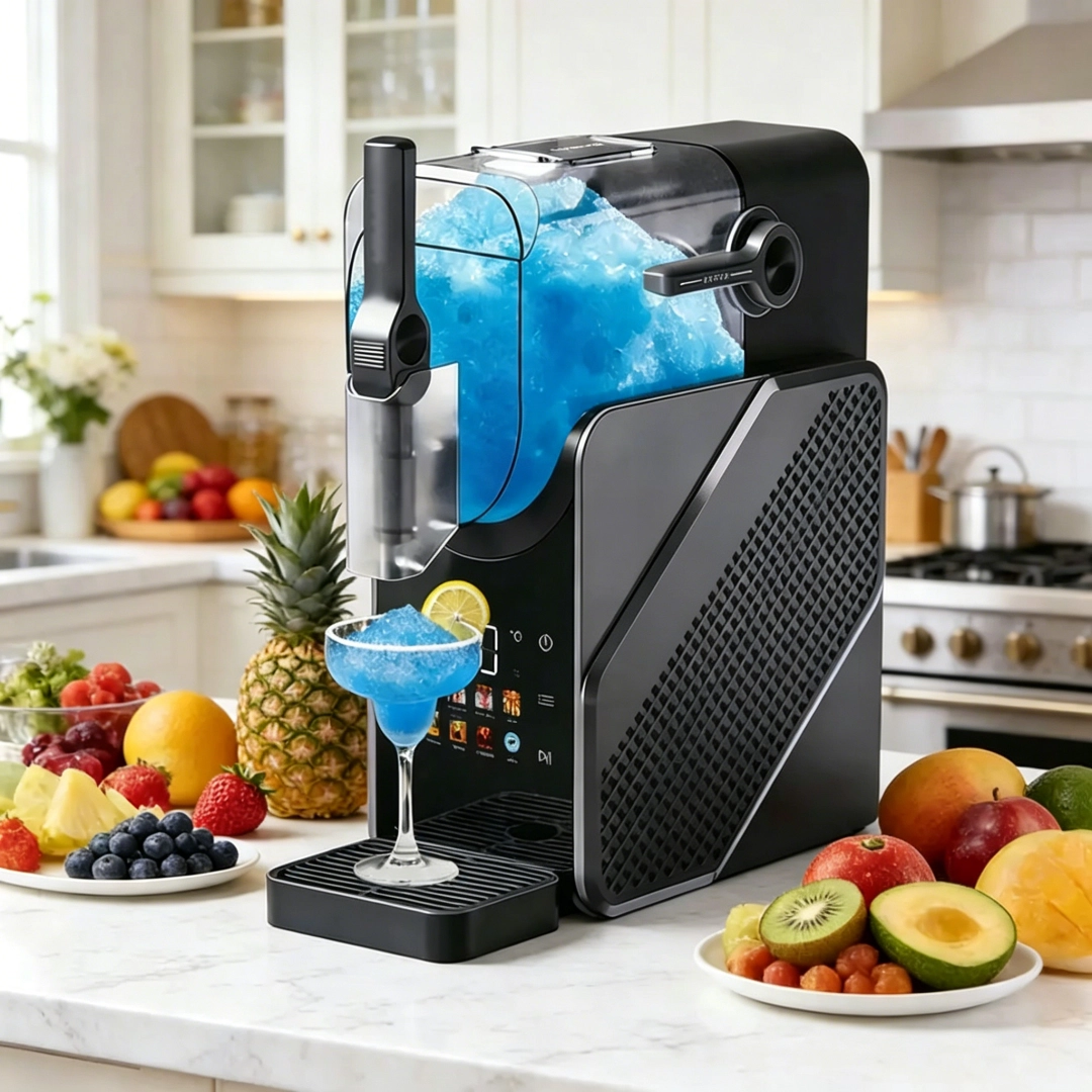 Slushie Machine, Soft Serve Ice Cream Maker，Slushy Machine for Home, 7 Preset Programs, Quiet Operation, LED Display, No Ice Needed, Perfect for Milkshakes, Margarita Smoothie, Frappes and More