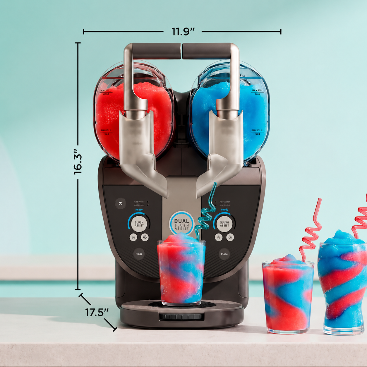 Twist Smart Frozen Drink Maker, 144 oz, Taupe
