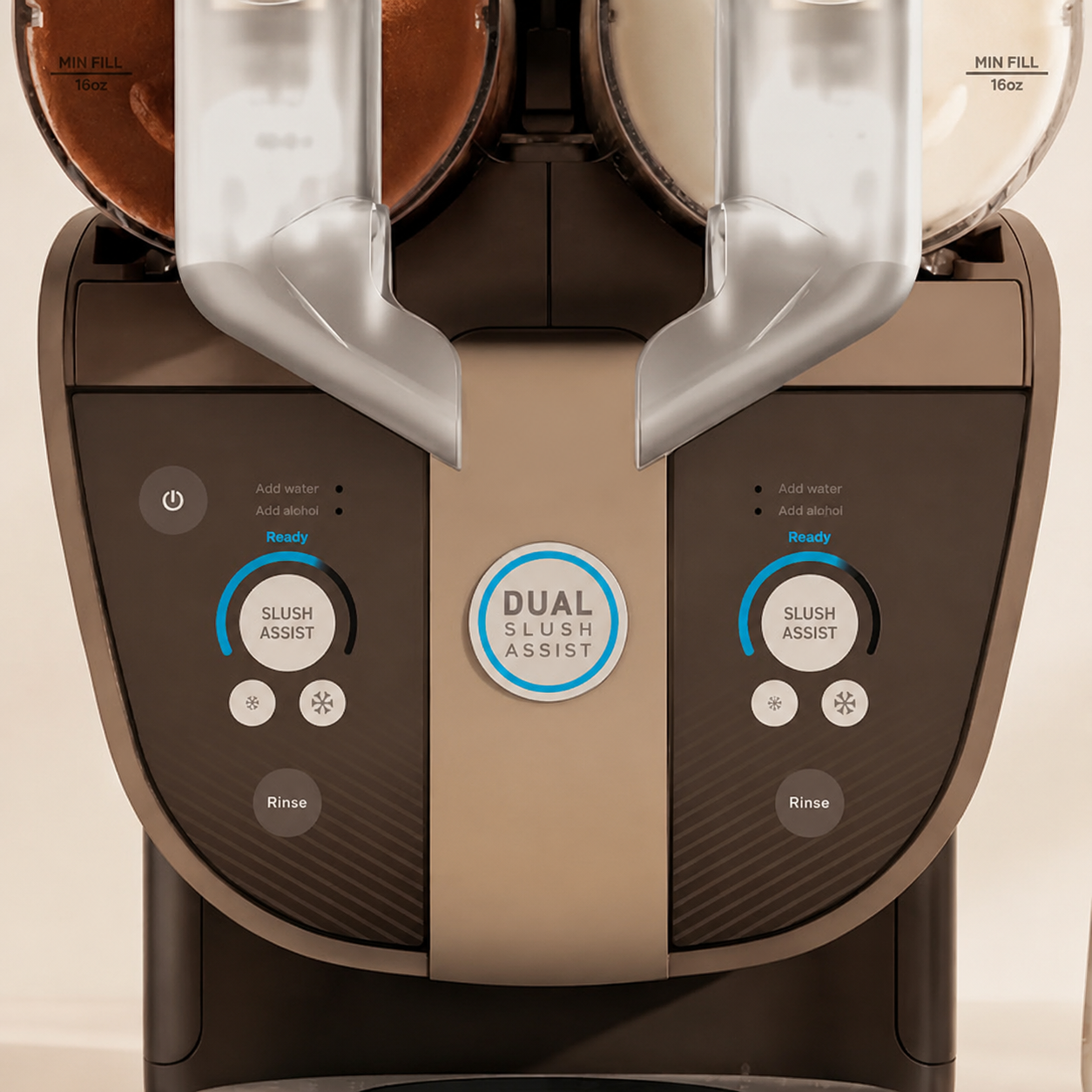 Twist Smart Frozen Drink Maker, 144 oz, Taupe