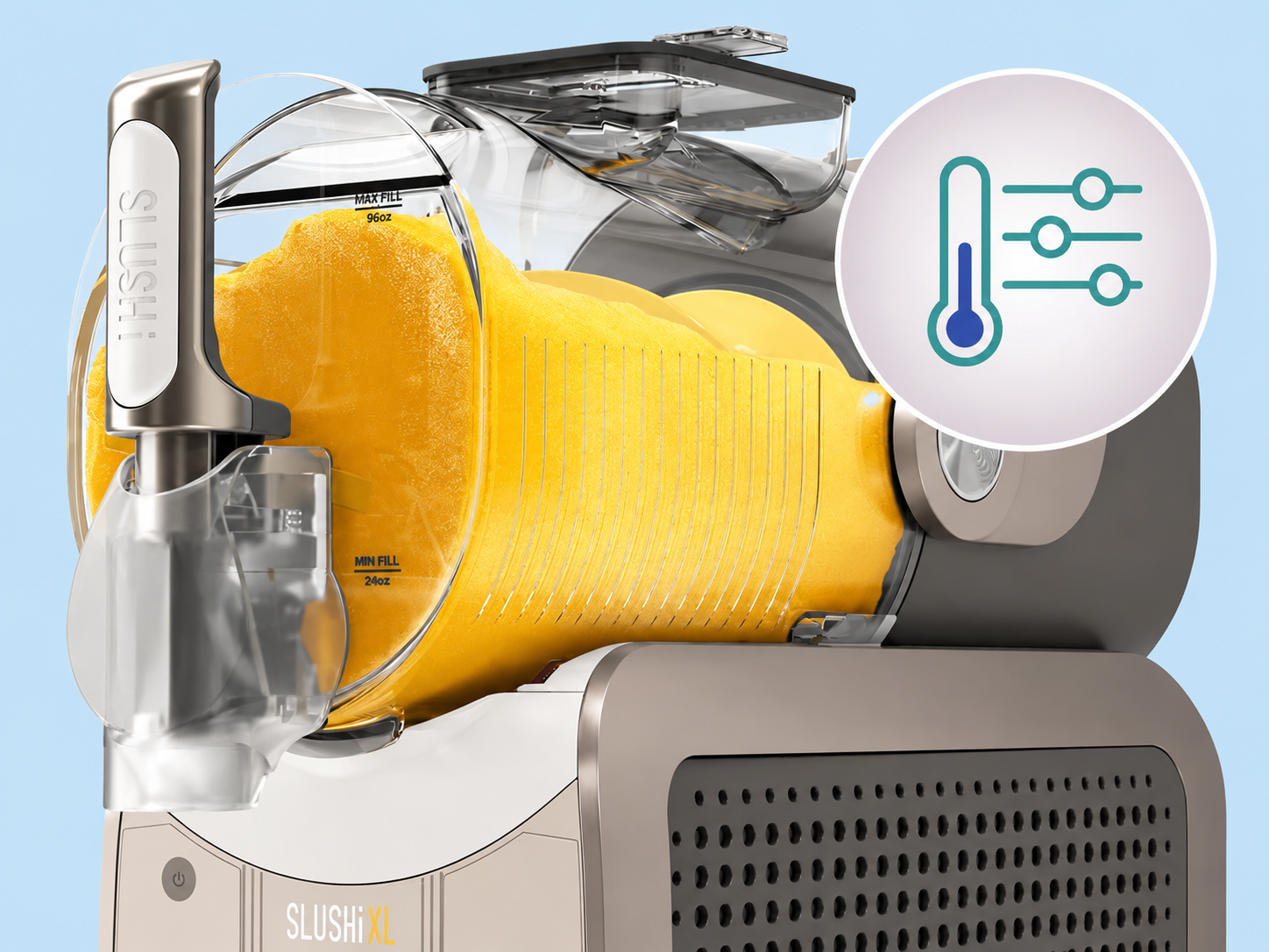 Auto-adjusts temperature