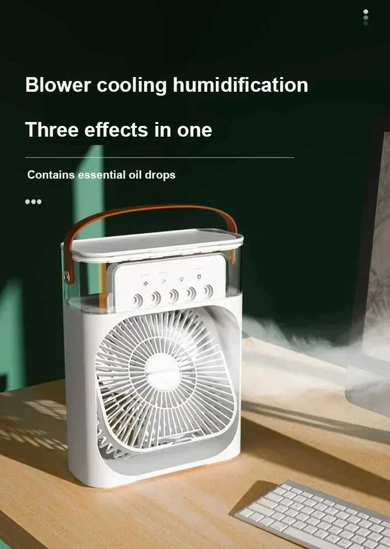 FrostFlow Portable Cooler Fan
