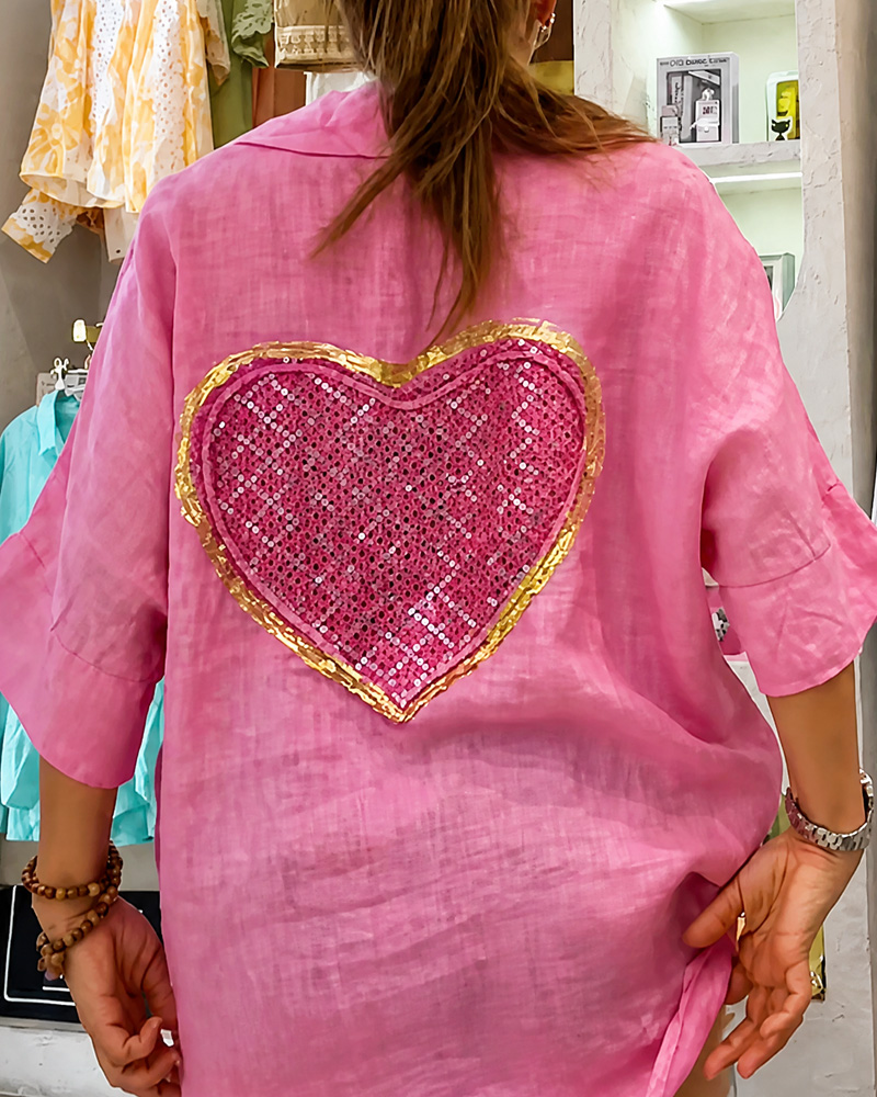 Women's Hot-stamping Patterned Printed Shirt
