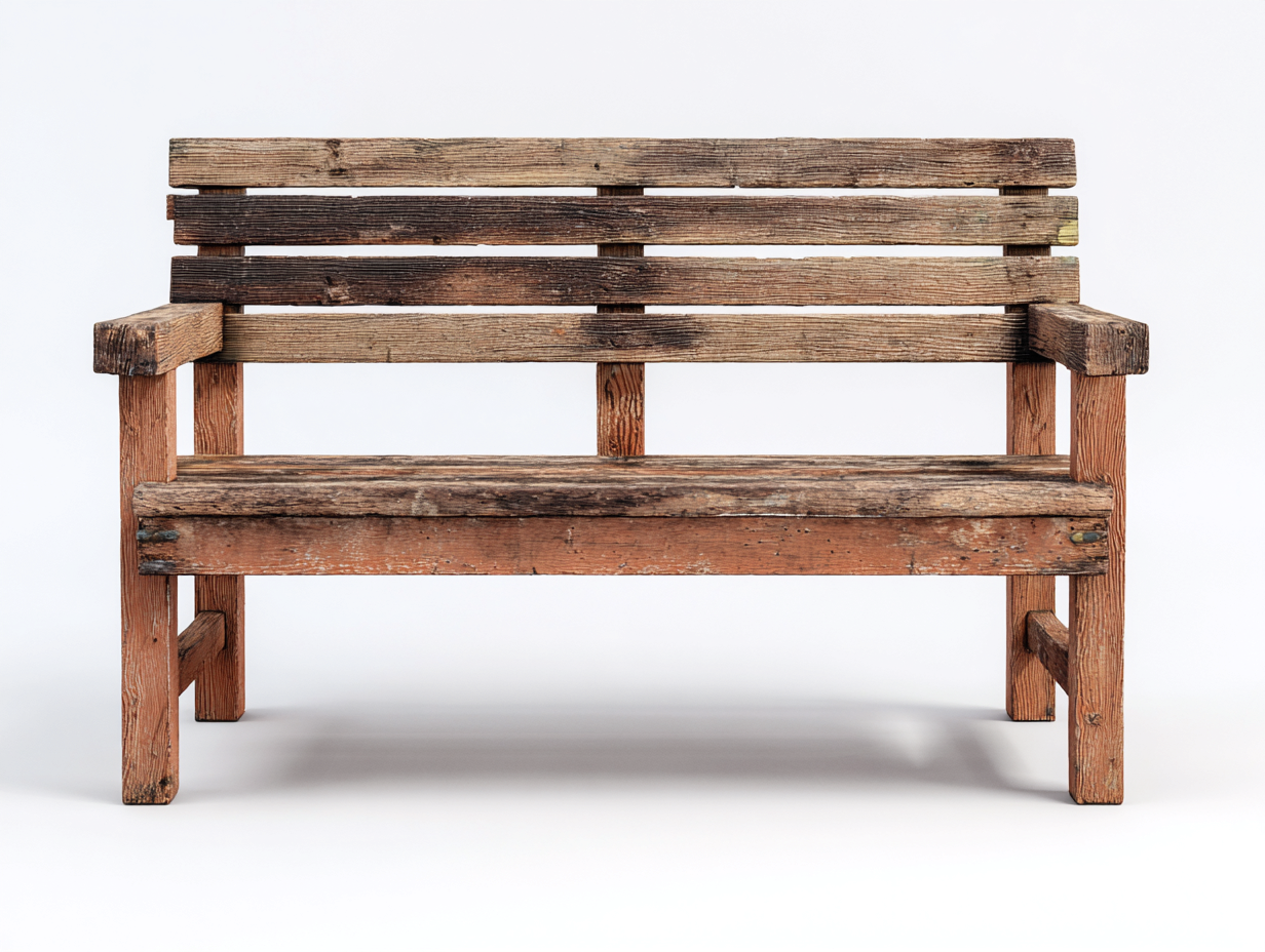 Banc de jardin - Bois massif - 165x58x84 cm - Marron - Rustique-Ronorlohaus
