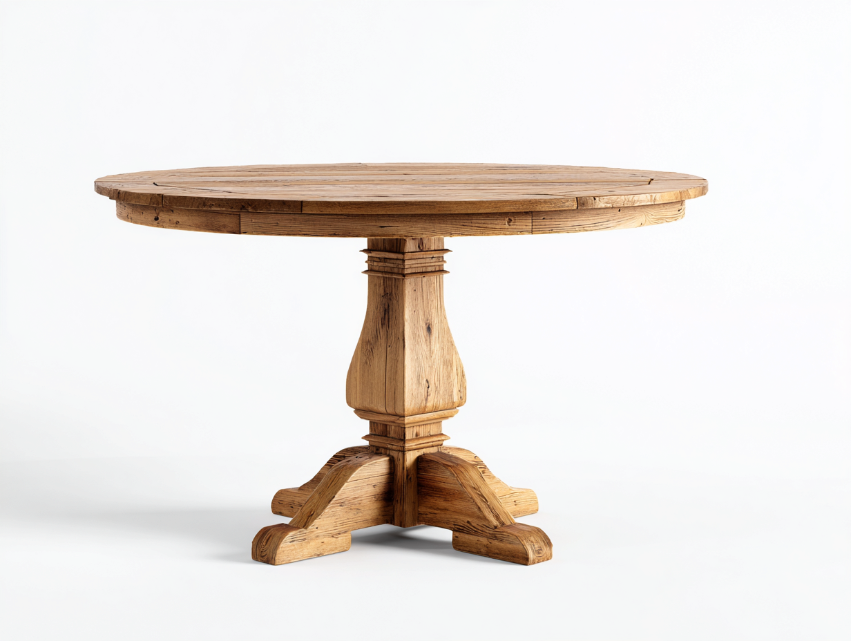 Tavolo da giardino - Legno massello - 136x136x75 cm - Marrone chiaro - Design classico-Livorasidecor