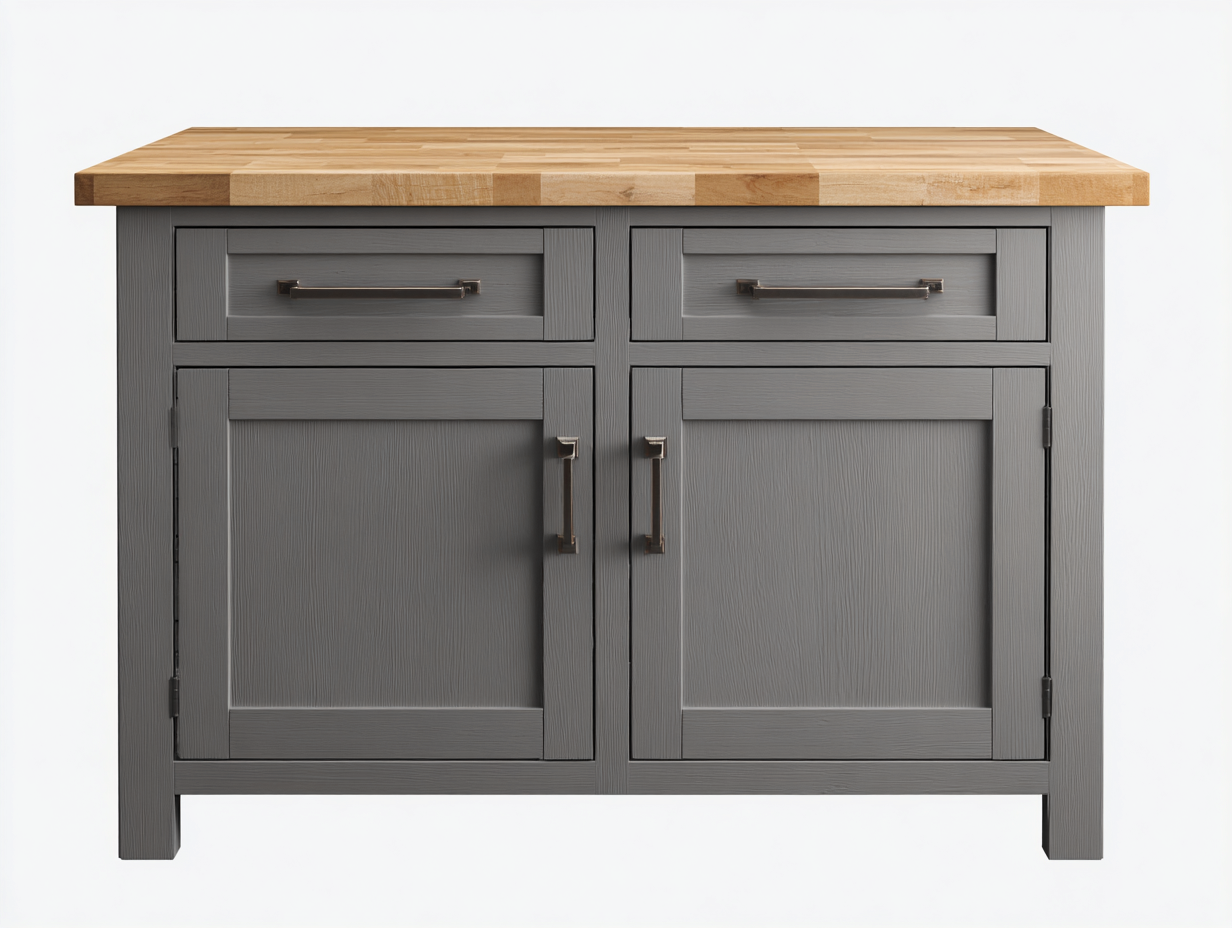 Credenza-MDF-Legno-Metallo-112x47x87 cm-Grigio-Legno-Design moderno-Livorasidecor