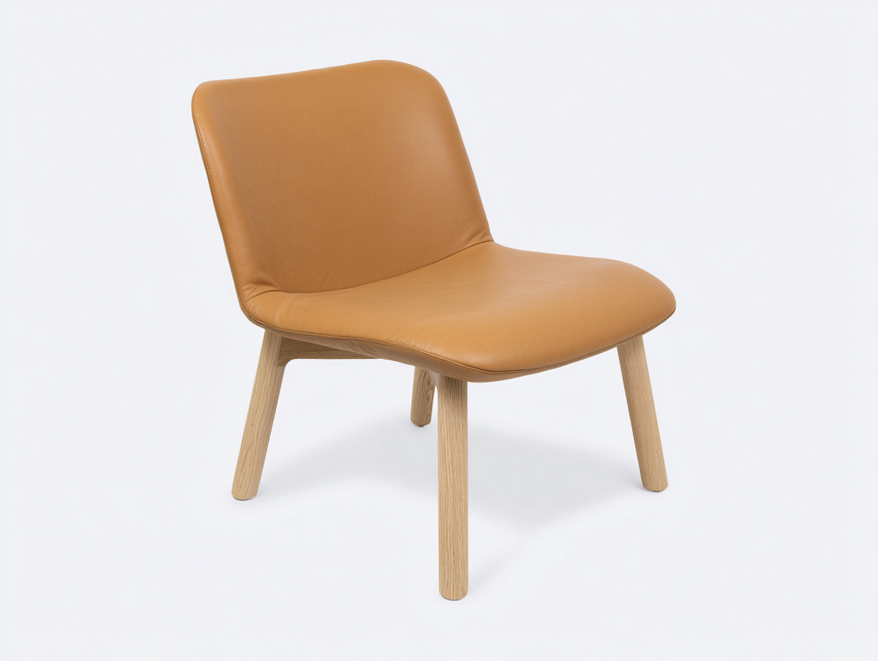 Sedia da pranzo-similpelle-legno-70x78x79 cm-marrone chiaro-legno naturale-design moderno-Livorasidecor