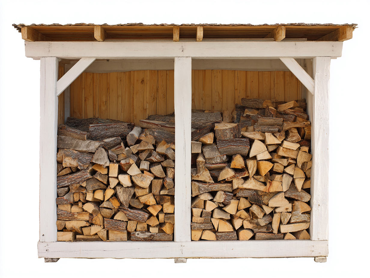 Portalegna-Legno-198x60x138 cm-Bianco-Rustico-Livorasidecor