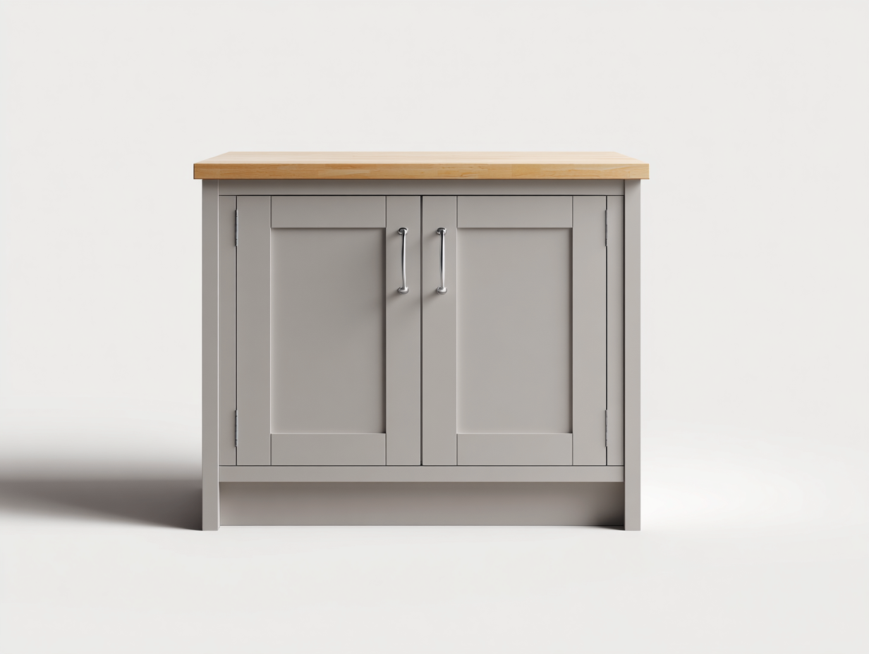 Credenza-MDF-Legno-Metallo-94x42x84 cm-Grigio chiaro-Legno-Design moderno-Livorasidecor