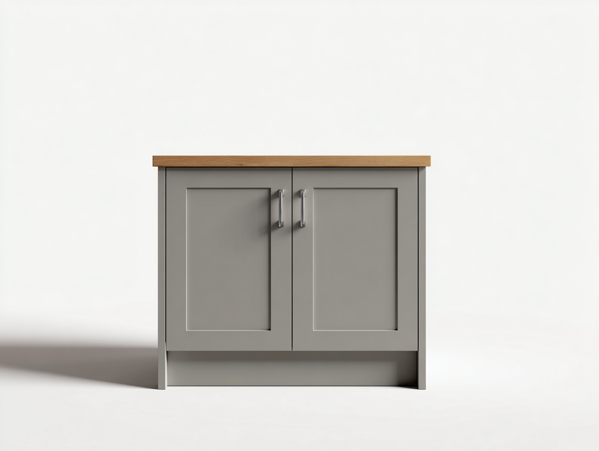 Credenza-MDF-Legno-Metallo-86x40x82 cm-Grigio-Legno-Design moderno-Livorasidecor