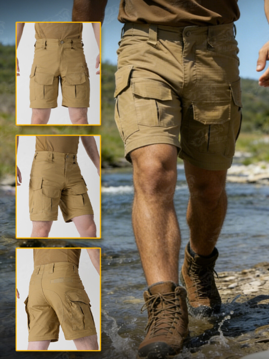 Convertible Tactical Pants - Detachable Leg Outdoor Cargo Trousers