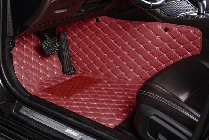 🚗💨Covorașe auto personalizate din piele pentru picioare, zeci de stiluri, acoperire completă, Automotive, lux, 2013 ~ 2019