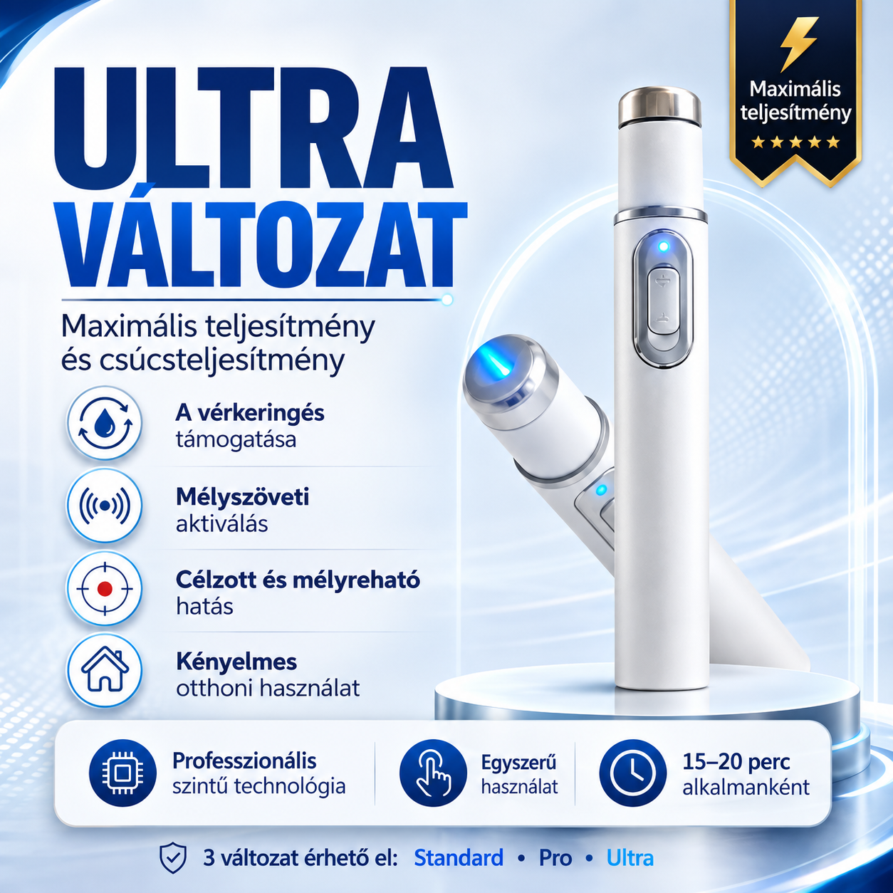💙 A fejlett akusztikus lökéshullám-terápia támogathatja a péniszszövetek egészségét, hozzájárulhat a jobb merevséghez, a férfi teljesítményhez és a magabiztossághoz.  Emellett segíthet enyhíteni a 💪 izomfájdalmat, a 🦴 ízületi merevséget és a 🦵 ínprobl