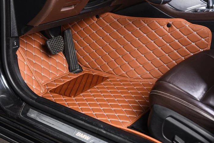 🚗💨Covorașe auto personalizate din piele pentru picioare, zeci de stiluri, acoperire completă, Automotive, lux, 2013 ~ 2019