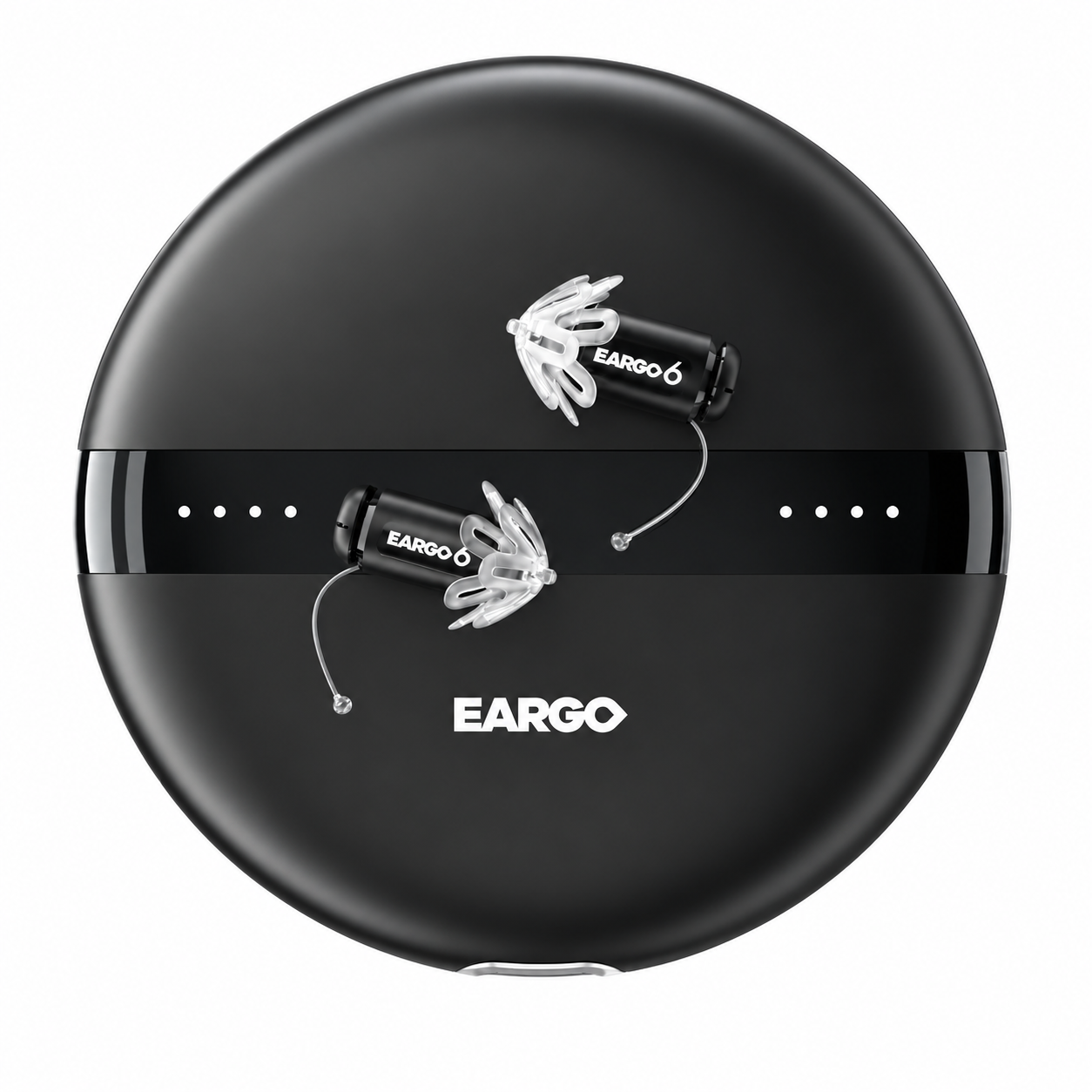 EARGO 6 OTC hallókészülék - szinte láthatatlan CIC, újratölthető, adaptív, az FDA által jóváhagyott.