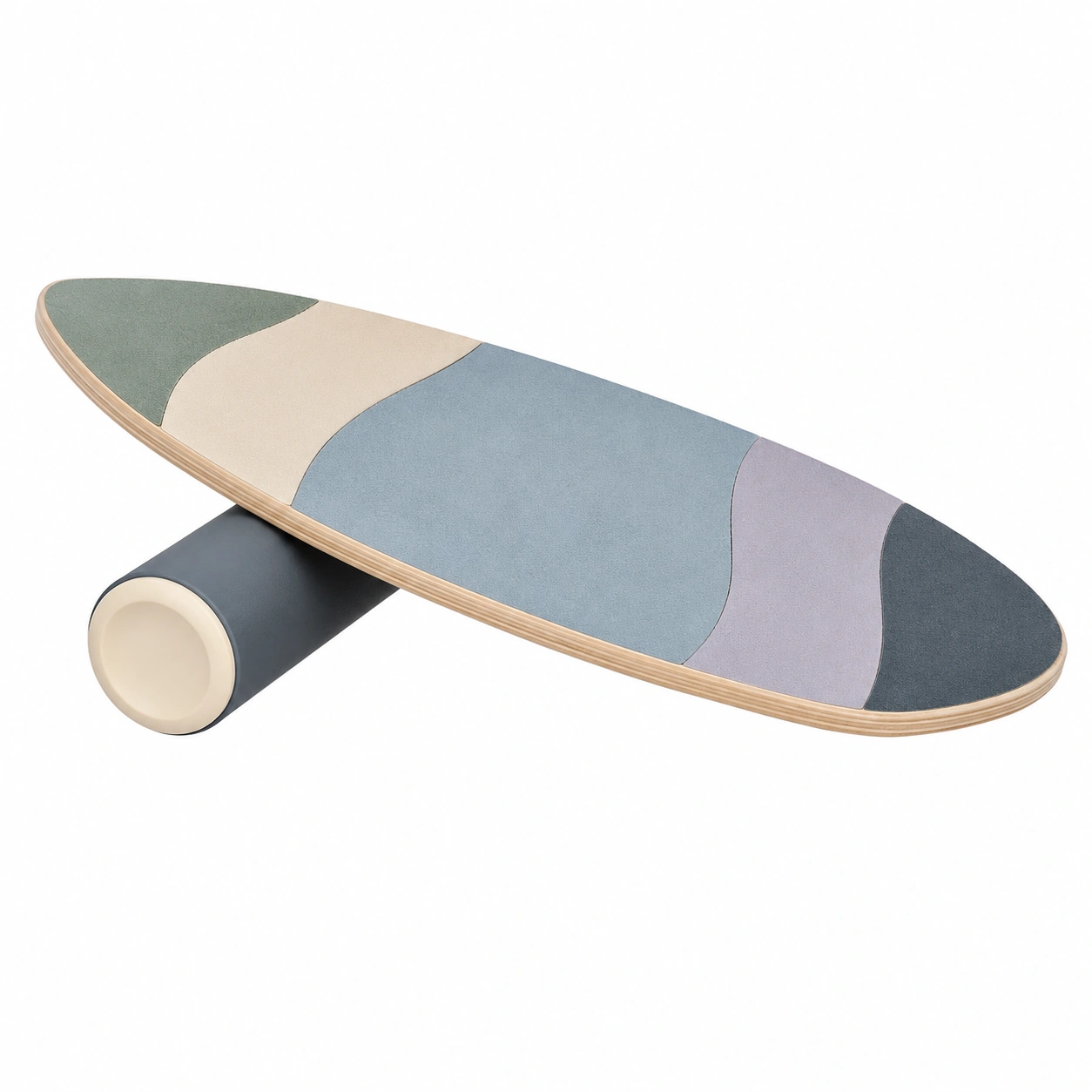 Rollen-Balance-Board Mehrfarbig 75x25 cm-furnivoxa