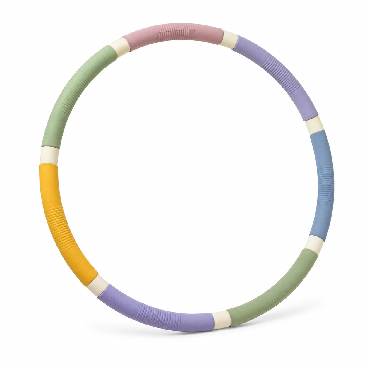Farbiger Hula Hoop Fitness Reifen mit Massagefunktion, 100 cm, abnehmbar-furnivoxa