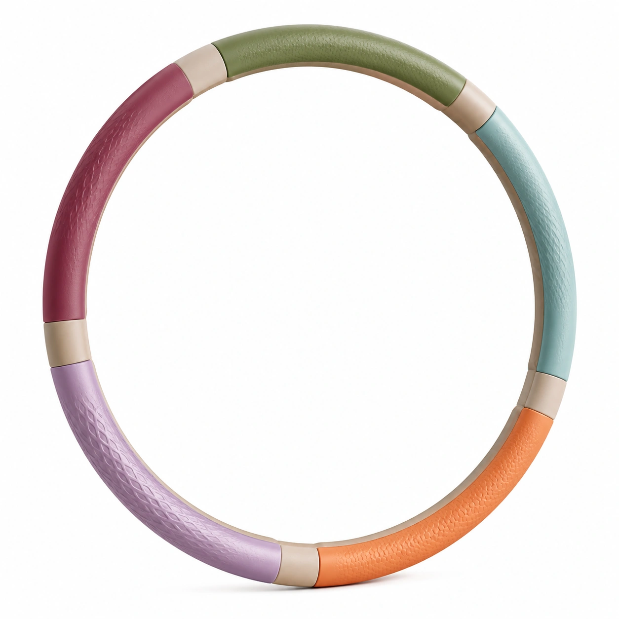 Abnehmbarer Fitness Hula Hoop 100cm - Mehrfarbig-furnivoxa