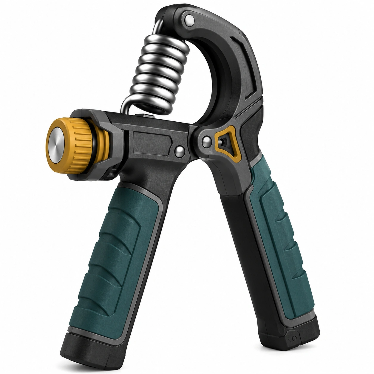Verstellbarer Handtrainer mit Widerstand, Schwarz/Grün, 5-60 kg-furnivoxa